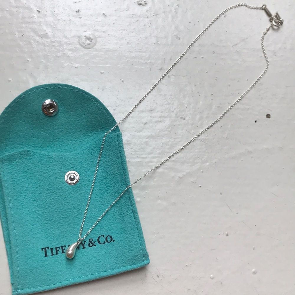Tiffany & Co. Elsa Peretti Teardrop Necklace